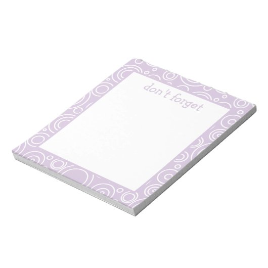 Bloc-note Motif de cercle amusant (Tourné)