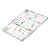 Bloc-note Motif de chat planificateur hebdomadaire (Incliné)