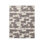 Bloc-note Motif de chats blancs et gris (Tourné)