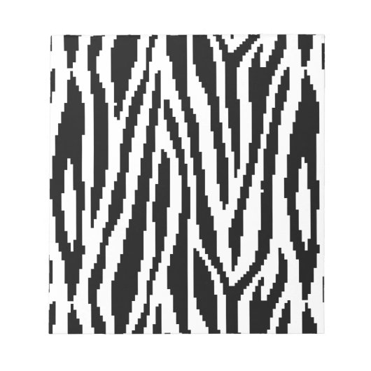 Bloc-note motif de conception d'impression à 8 bits Pixel Ze (Devant)