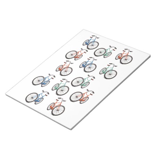 Bloc-note Motif de cycle (Incliné)