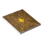 Bloc-note Motif de démarrage d'or (Incliné)