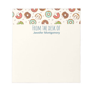 Bloc-note Motif de Donut rétro Couleur