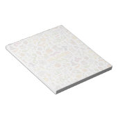 Bloc-note Motif de doodle Halloween mignon (Incliné)