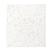 Bloc-note Motif de doodle Halloween mignon (Devant)