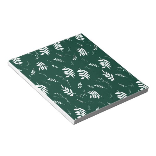 Bloc-note motif de feuille (Incliné)