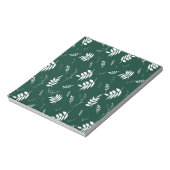 Bloc-note motif de feuille (Tourné)