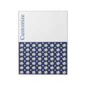 Bloc-note Motif de fleurs blanches Thunder_Cove (Tourné)