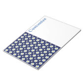 Bloc-note Motif de fleurs blanches Thunder_Cove (Incliné)