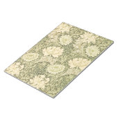 Bloc-note Motif de fleurs de Chrysanthemum (par William Morr (Incliné)