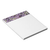 Bloc-note Motif de fleurs de lavande (Incliné)