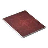Bloc-note Motif de flocon rouge de Noël (Incliné)