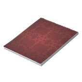 Bloc-note Motif de flocon rouge de Noël (Tourné)