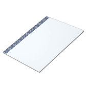 Bloc-note Motif de formes géométriques bleues (Incliné)