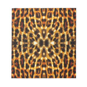Bloc-note Motif de fourrure Leopard