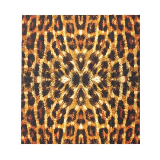 Bloc-note Motif de fourrure Leopard (Devant)