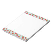 Bloc-note Motif de fraise d'été à la menthe et rouge (Tourné)