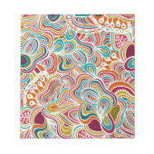 Bloc-note Motif de gribouillage (Devant)