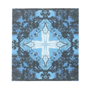 Bloc-note Motif de la Croix Bleue