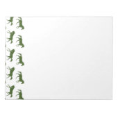 Bloc-note Motif de la marine et de la chasse à cheval (Devant)