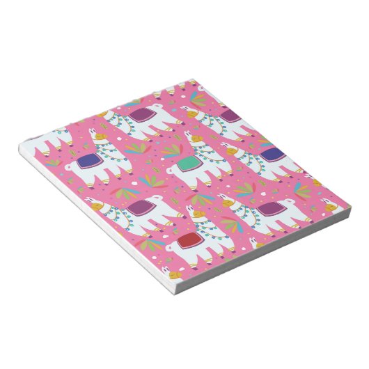 Bloc-note Motif de lama mignon (Incliné)