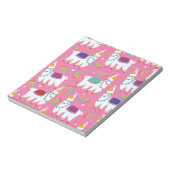Bloc-note Motif de lama mignon (Tourné)