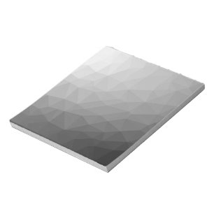 Bloc-note Motif de maille géométrique à dégradé gris