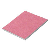 Bloc-note Motif de marbrure rose (Tourné)