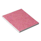 Bloc-note Motif de marbrure rose (Incliné)