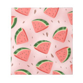 Bloc-note Motif de melon d'eau (Devant)
