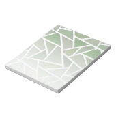 Bloc-note Motif de mosaïque vert olive (Tourné)