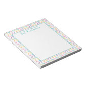 Bloc-note Motif de nombres mignons - Du bureau de l'enseigna (Incliné)