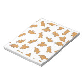 Bloc-note Motif de nuggets de dinosaure (Tourné)