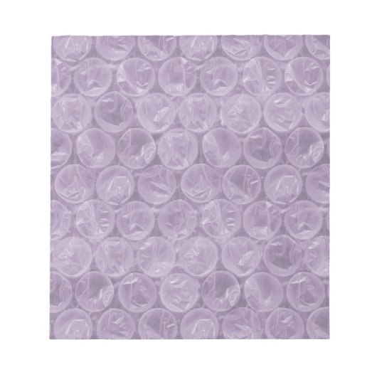 Bloc-note Motif de papier bulle violet (Devant)