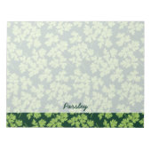 Bloc-note Motif de persil (Devant)