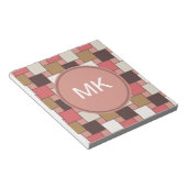 Bloc-note Motif de pesage citrouille (Incliné)