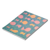 Bloc-note Motif de poissons tropicaux peints (Tourné)