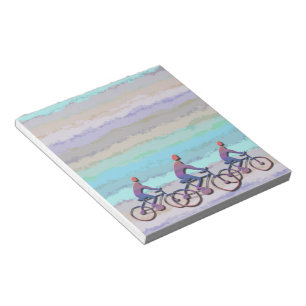 BLOC-NOTE MOTIF DE RECYCLAGE