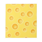 Bloc-note Motif de texture au fromage suisse (Devant)