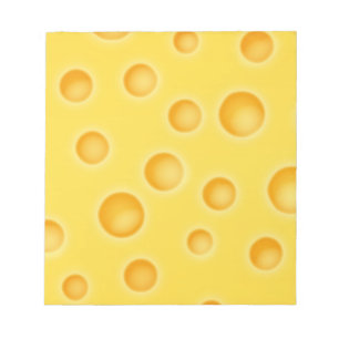Bloc-note Motif de texture de fromage suisse