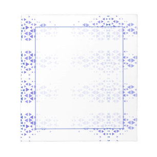 Bloc-note Motif de triangle coloré unique & citations