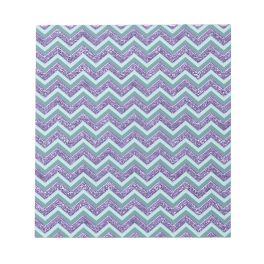 Bloc-note Motif de verre Amethyst Zigzag (Devant)