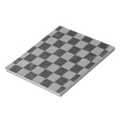 Bloc-note Motif d'échecs (Tourné)