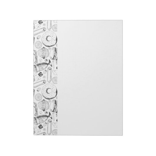 Bloc-note Motif délicieux (Tourné)