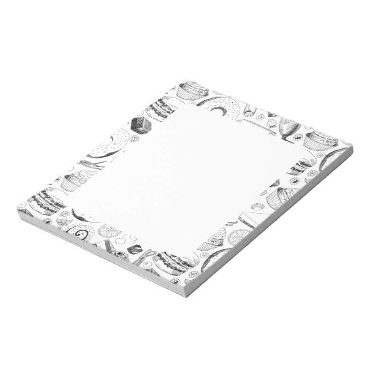 Bloc-note Motif délicieux (Tourné)