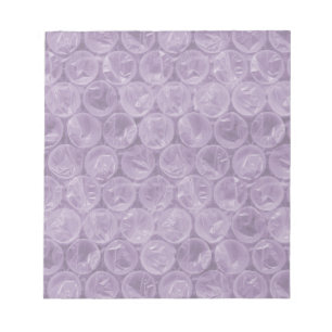 Bloc-note Motif d'enveloppement de bulle violette