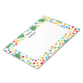 Bloc-note motif des arbres de Noël (Incliné)