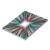 Bloc-note Motif d'explosion Starburst (Tourné)