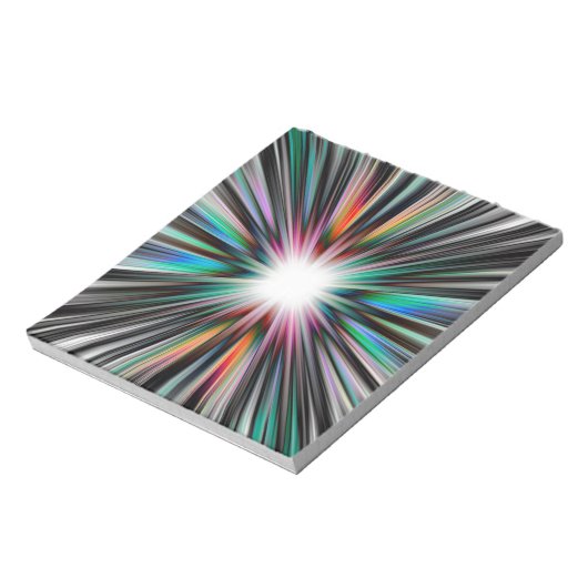 Bloc-note Motif d'explosion Starburst (Tourné)