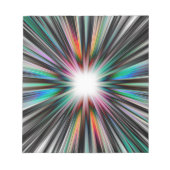 Bloc-note Motif d'explosion Starburst (Devant)